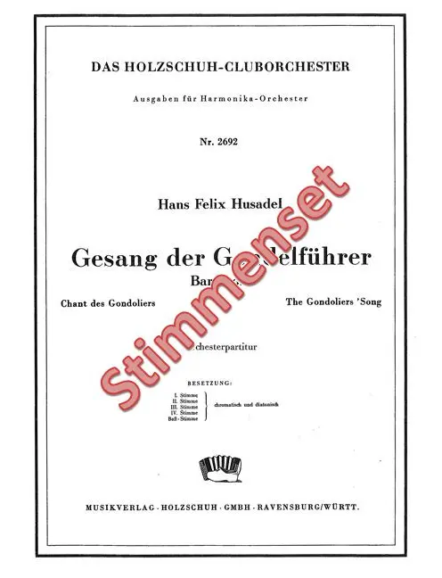 Gesang der Gondelführer